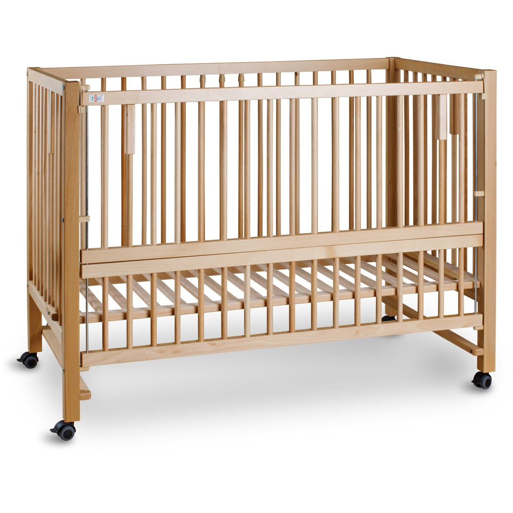 Køb tiSsi® Nature Hajo Bedside Crib Massiv Bøg