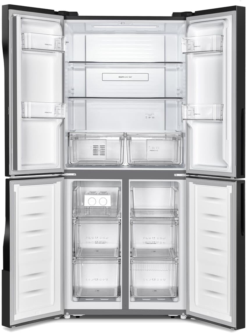 Gorenje NRM818EMB French Door Kühl-Gefrier-Kombination Schwarz
