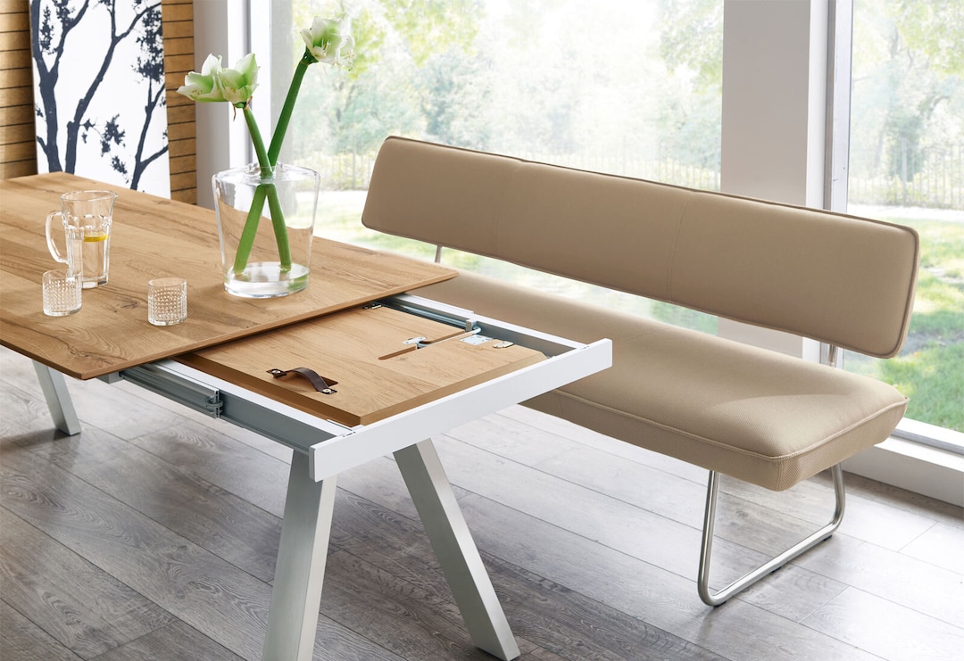 VENJAKOB Esstisch ET159KLU 160-225 x 90 cm Santanaeiche