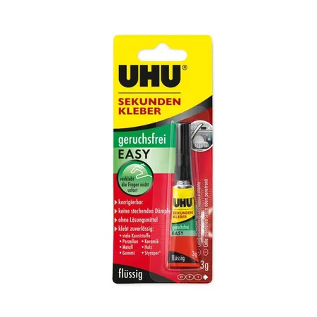 UHU 46130 - Sekunden Alleskleber Easy Tube 3g