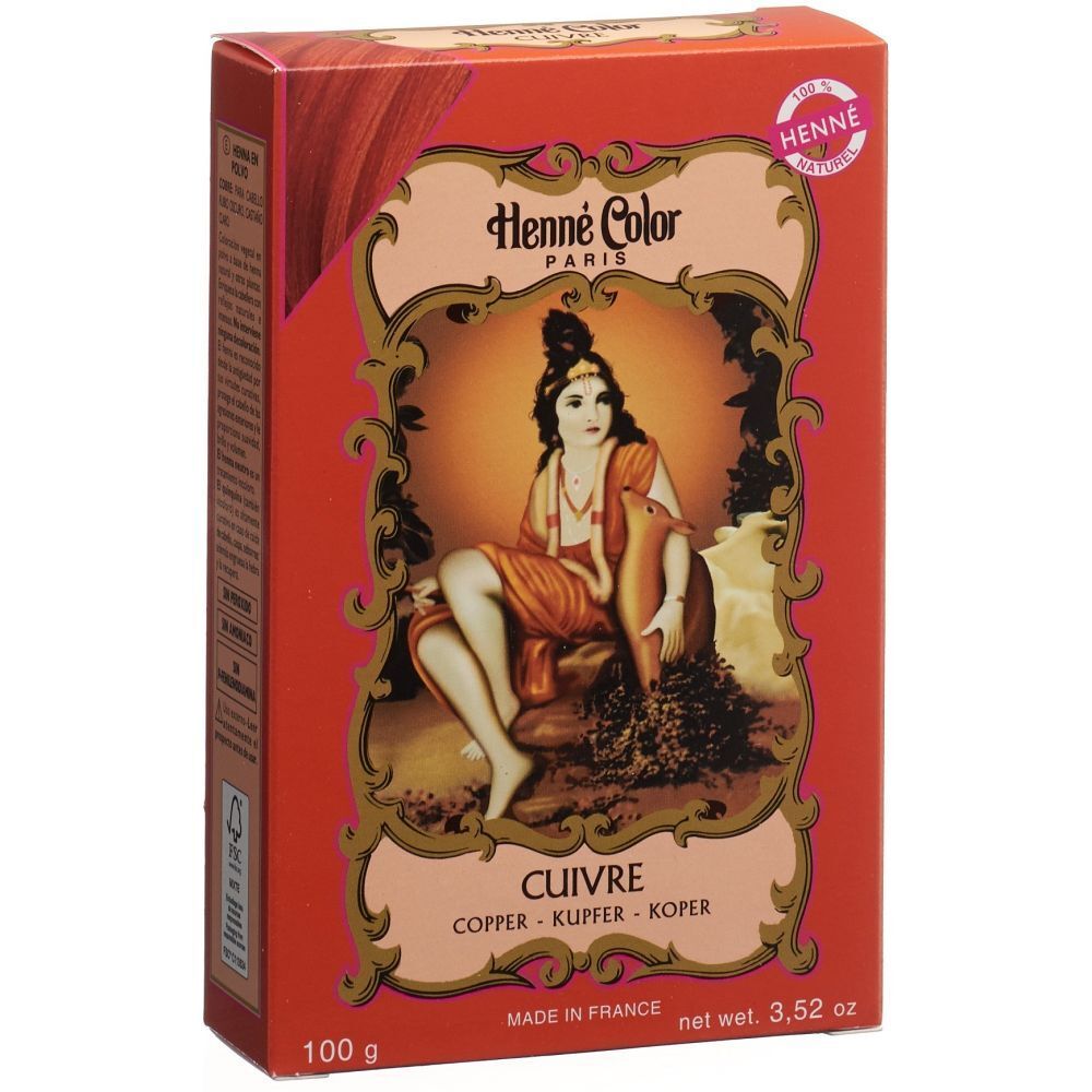 Henna Color 100g Naturhaarfärbemittel Hennè Pulver Pflanzen Haar Farbe Öko NEU Kupfer