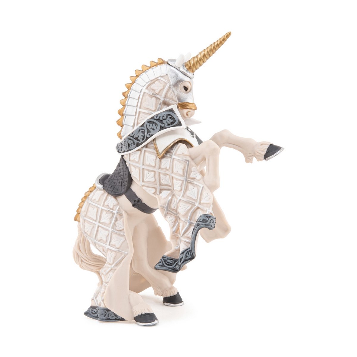 Cheval du Maître des armes cimier licorne