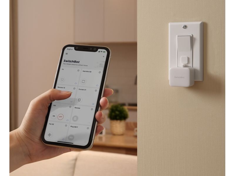 SwitchBot Tastermodul  Weiss Automatischer Tastendrücker