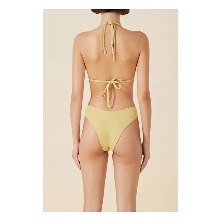 Zulu & Zephyr Bas de Maillot Citrus Côtelé | Jaune