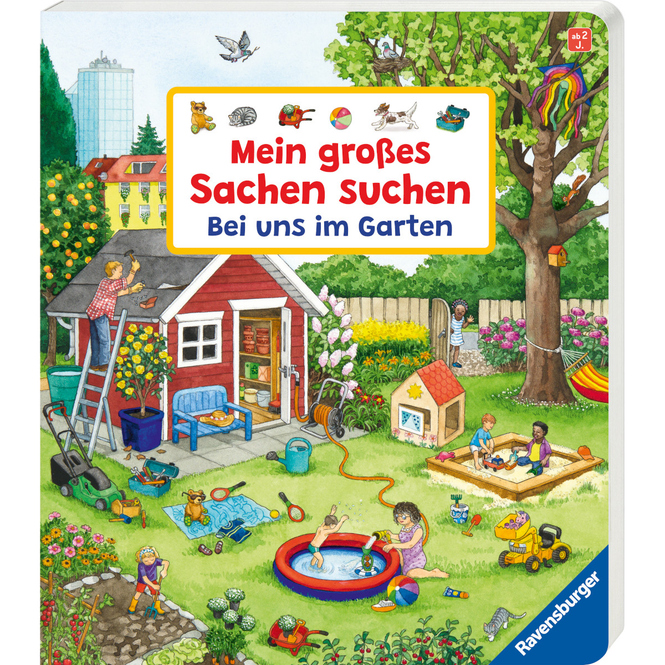 Mein großes Sachen suchen - Bei uns im Garten