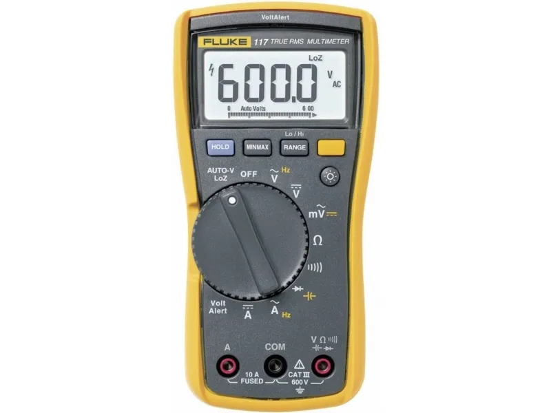 Fluke FLUKE117, 550 g, 9 V, LCD, 167 x 84 x 46 mm