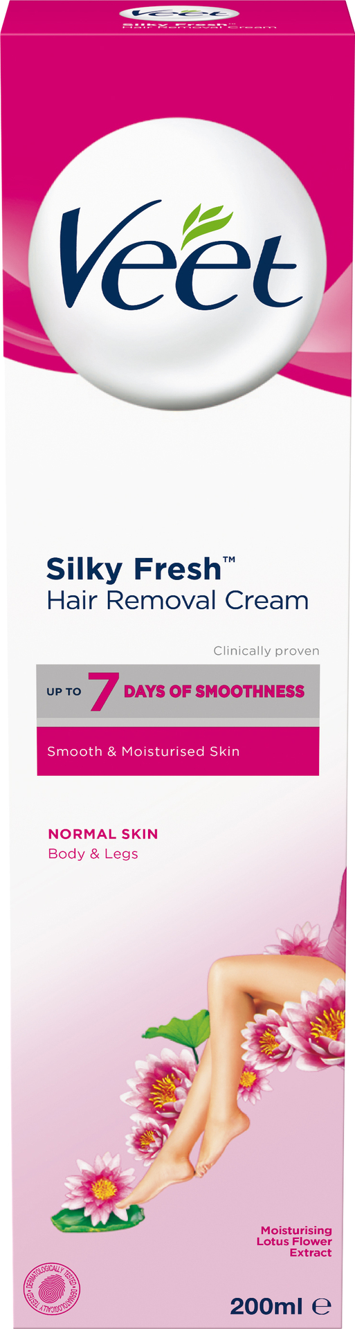 Veet Pure Hair Removal Cream Body & Legs Normal Skin