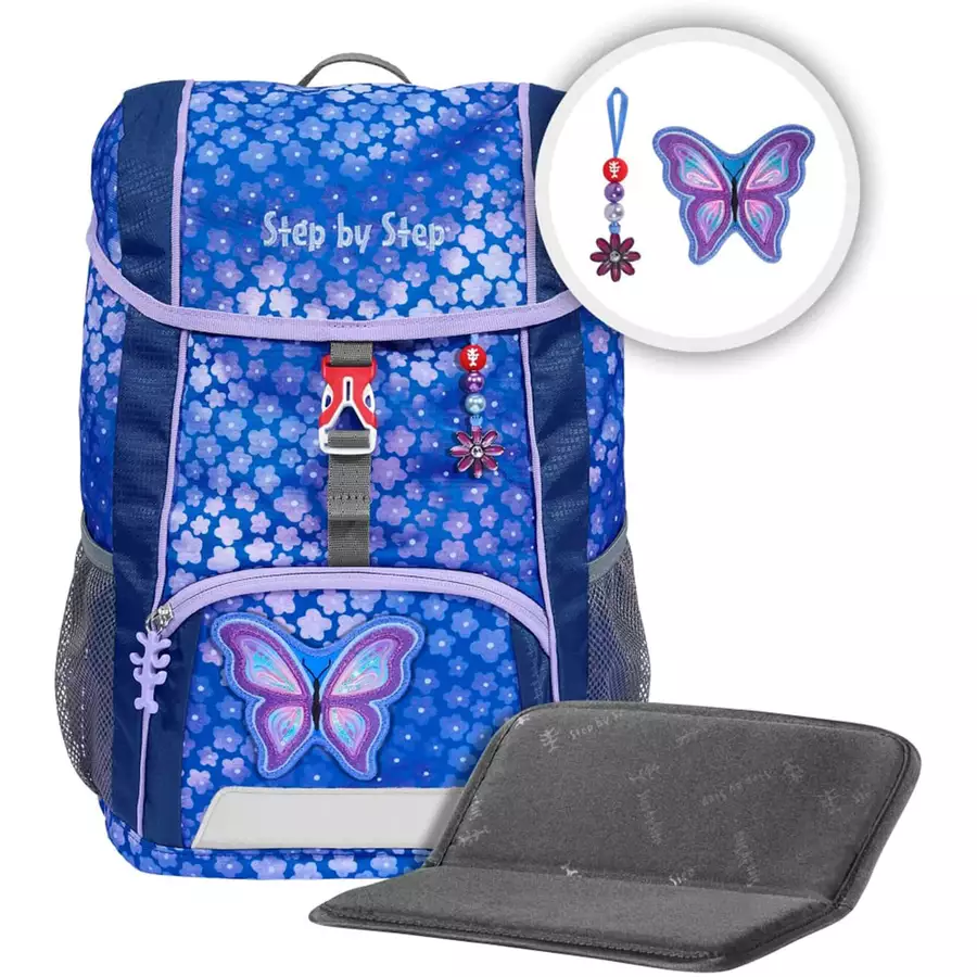Step by KID - Rucksack-Set 3tlg. 35 cm Butterfly Maja
