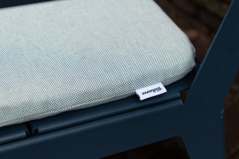 Weltevree Bended fauteuil incl zitkussen grijsblauw