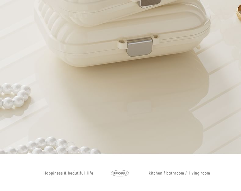 Worthbuy - Reis plastic sieradendoos / strik zelfklevende decoratie / set (verschillende ontwerpen)