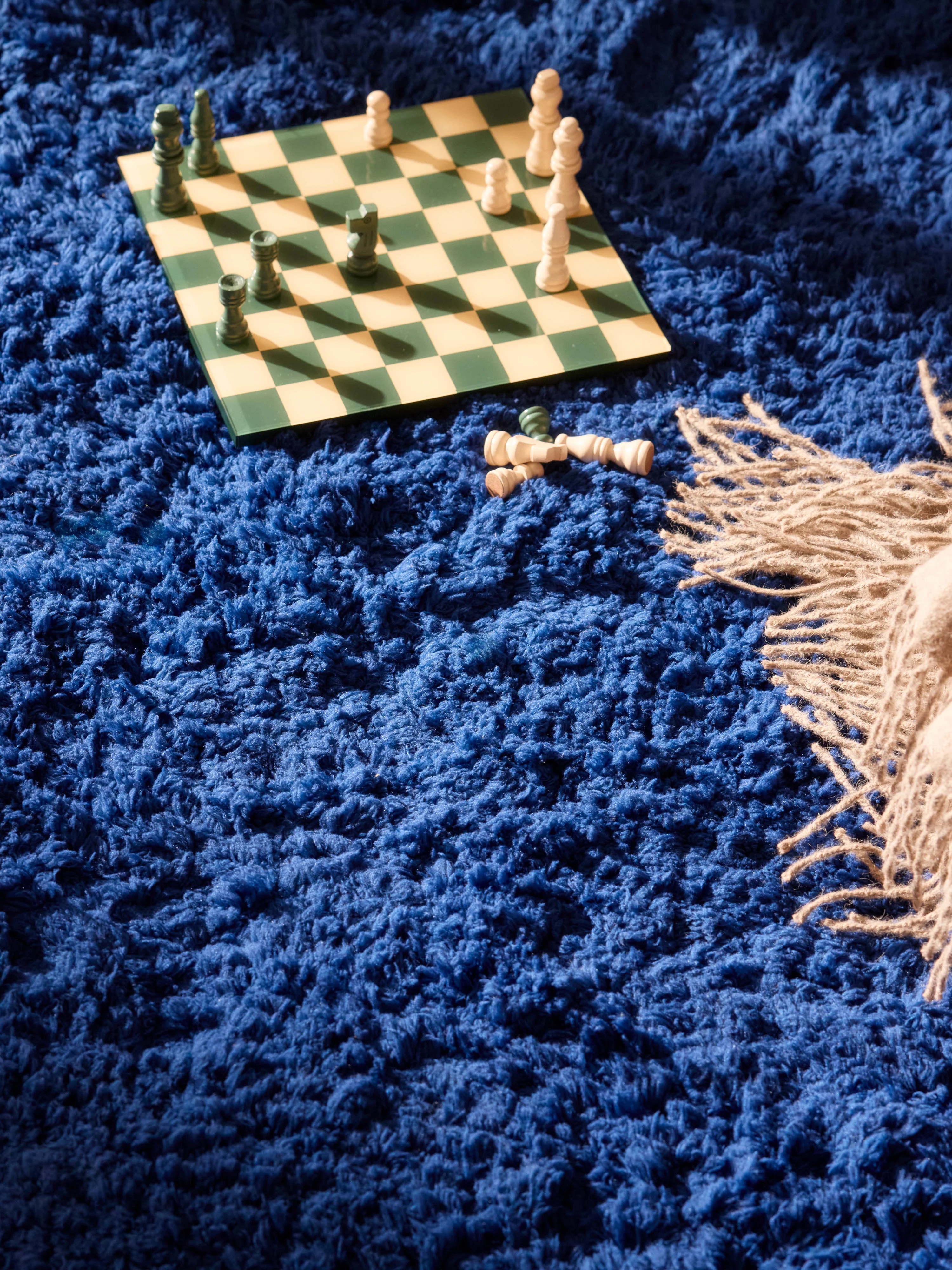Handgetuft vloerkleed Tully in organische vorm