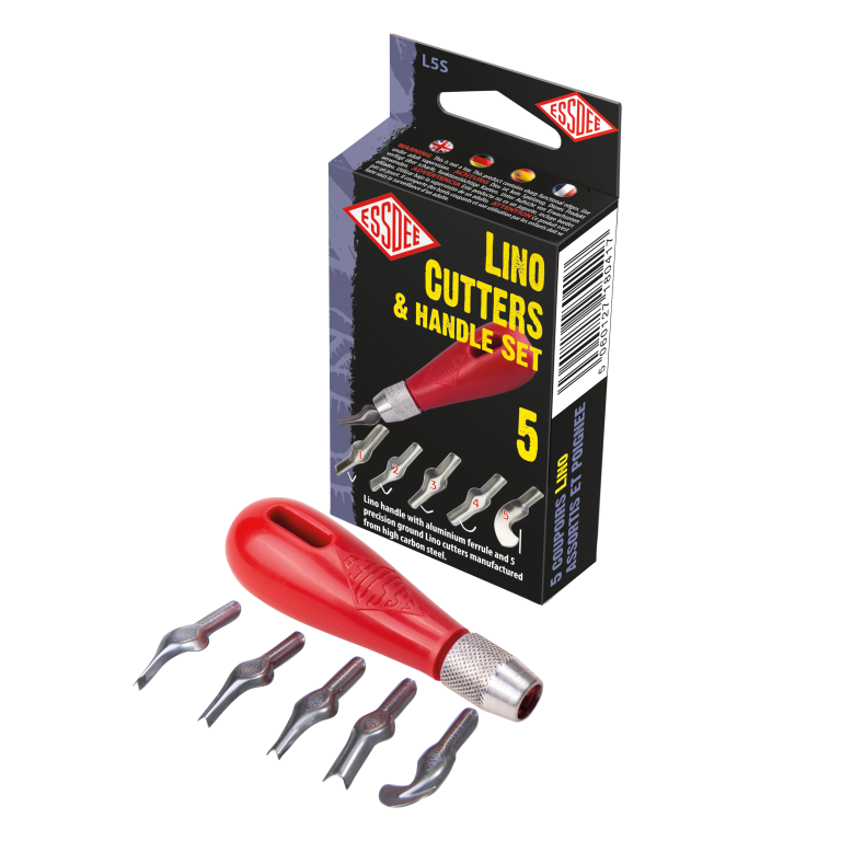 Essdee Linolschneider mit Handgriff, Set