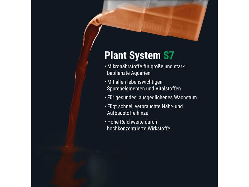 Dennerle Pflanzenpflege Plant System S7, 500 ml Vitalstoffe für grosse, anspruchsvolle Pflanzenaquarien