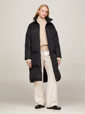 Jaqueta puffer maxi relaxada New York reciclada
