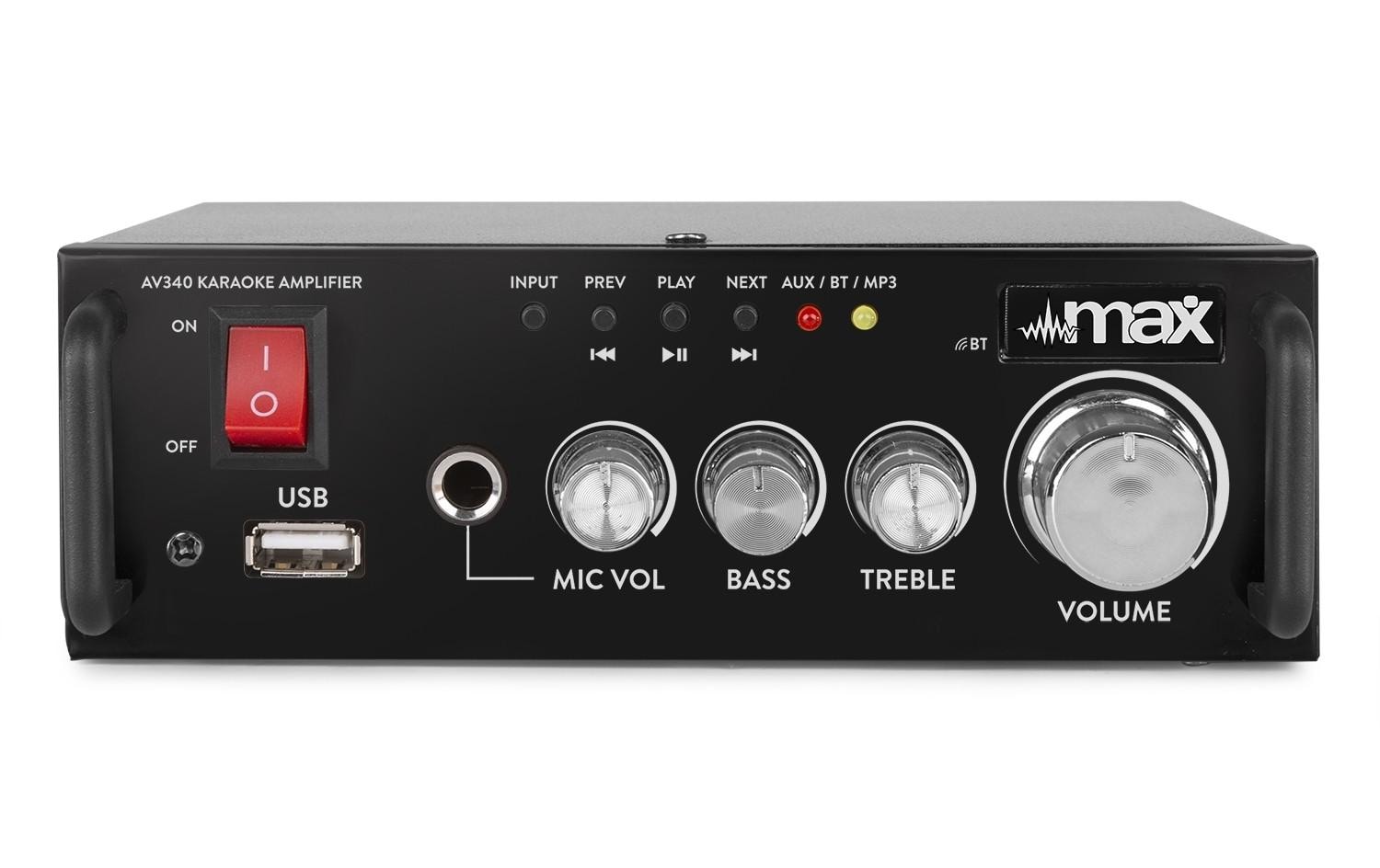 Karaoke Verstärker AV340Verstärker mit Multimedia-Player