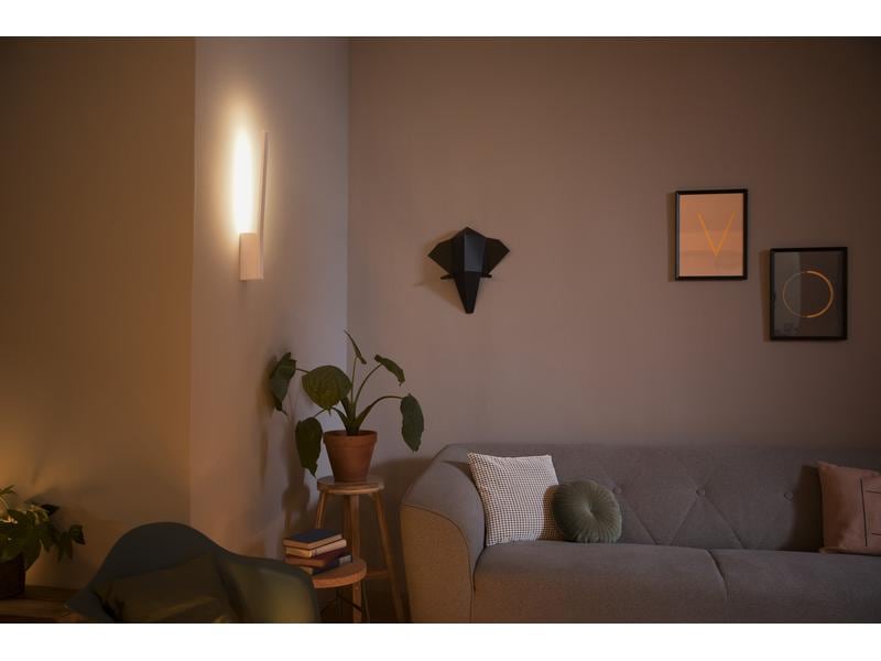 Philips Hue White & Color Ambiance Liane Wandleuchte Weiss LED-Wandleuchte