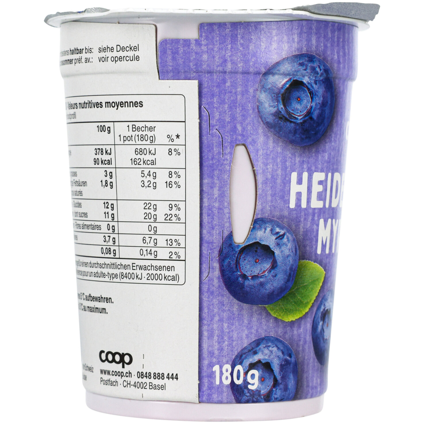 Joghurt Heidelbeere 2x180g