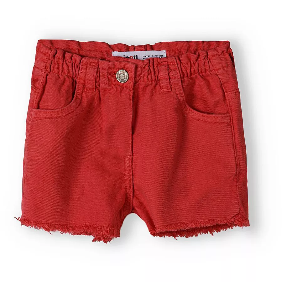 MINOTI Twillshorts Rot