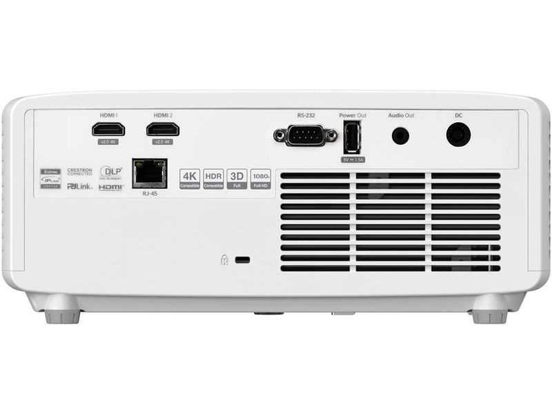 Optoma Kurzdistanzprojektor ZH450ST Umweltfreundlicher Full HD-Kurzdistanz-Laserprojektor mit hoher Helligkeit