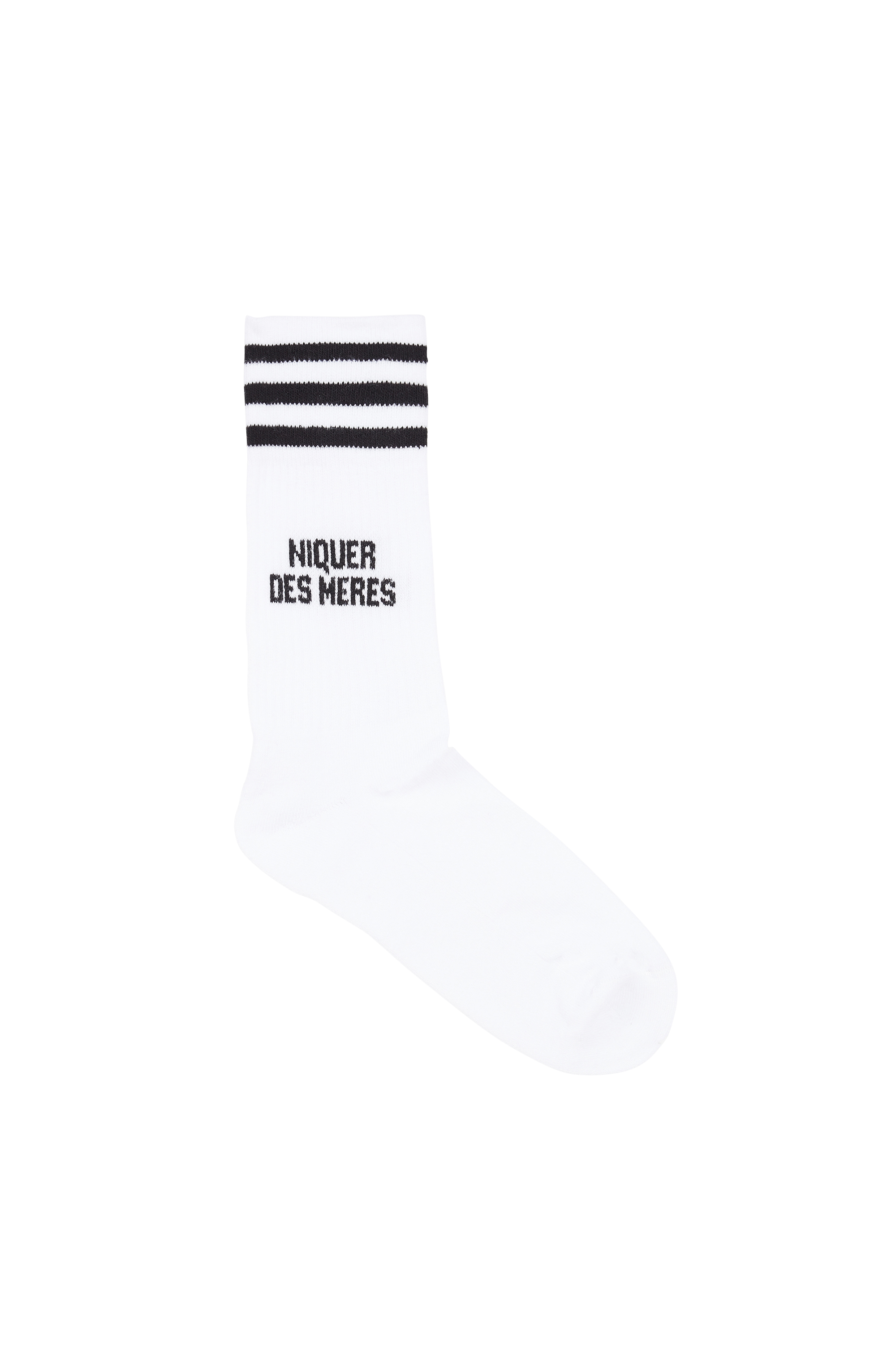 MOTHER SOCKER Chaussettes NIQUER DES MERES Blanc
