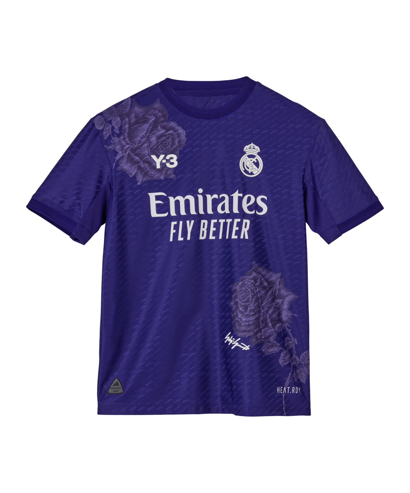 adidas Real Madrid Y3 Auth. Trikot 4th 2023/2024 Kids Lila