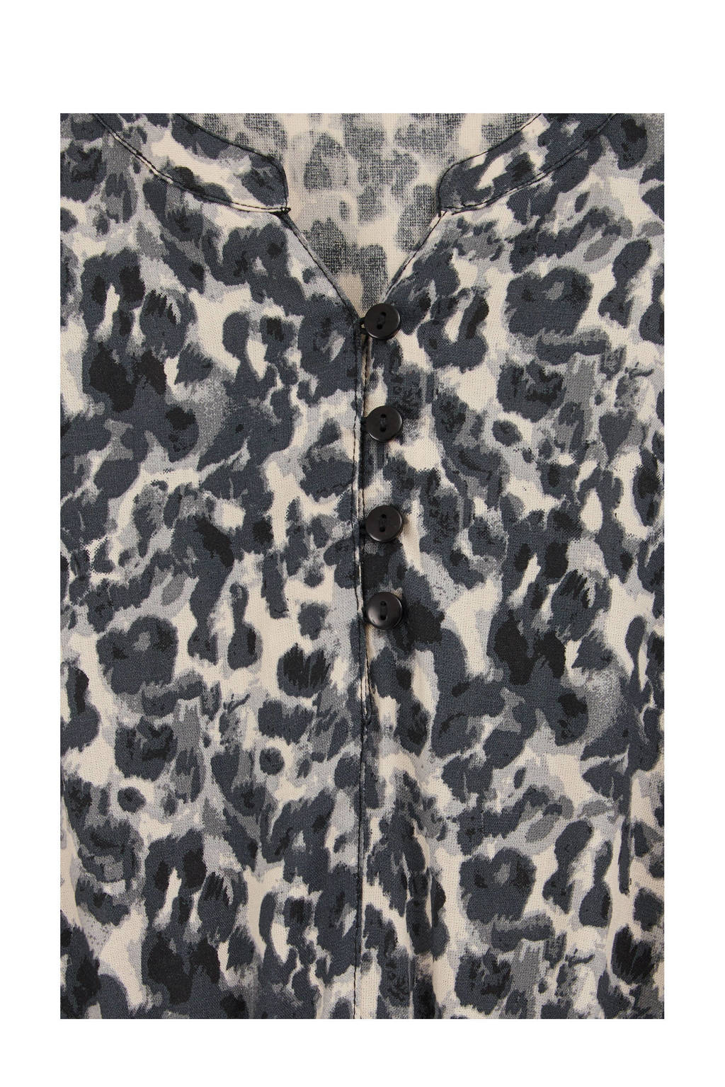 WE Fashion A-lijn jurk met all over print en volant