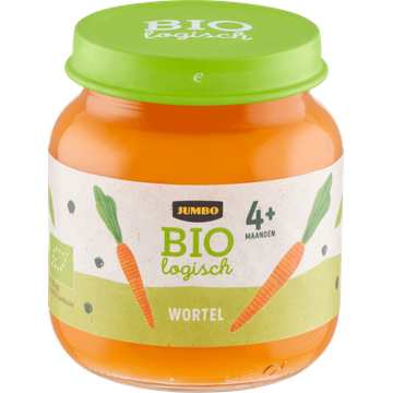 Jumbo Babyvoeding Biologisch Wortel 4+ Maanden 125 g