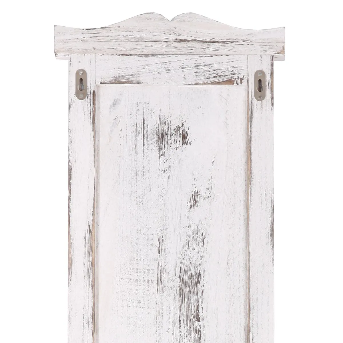 Decoshop26 Porte-Manteaux Muraux - Blanc Vieilli