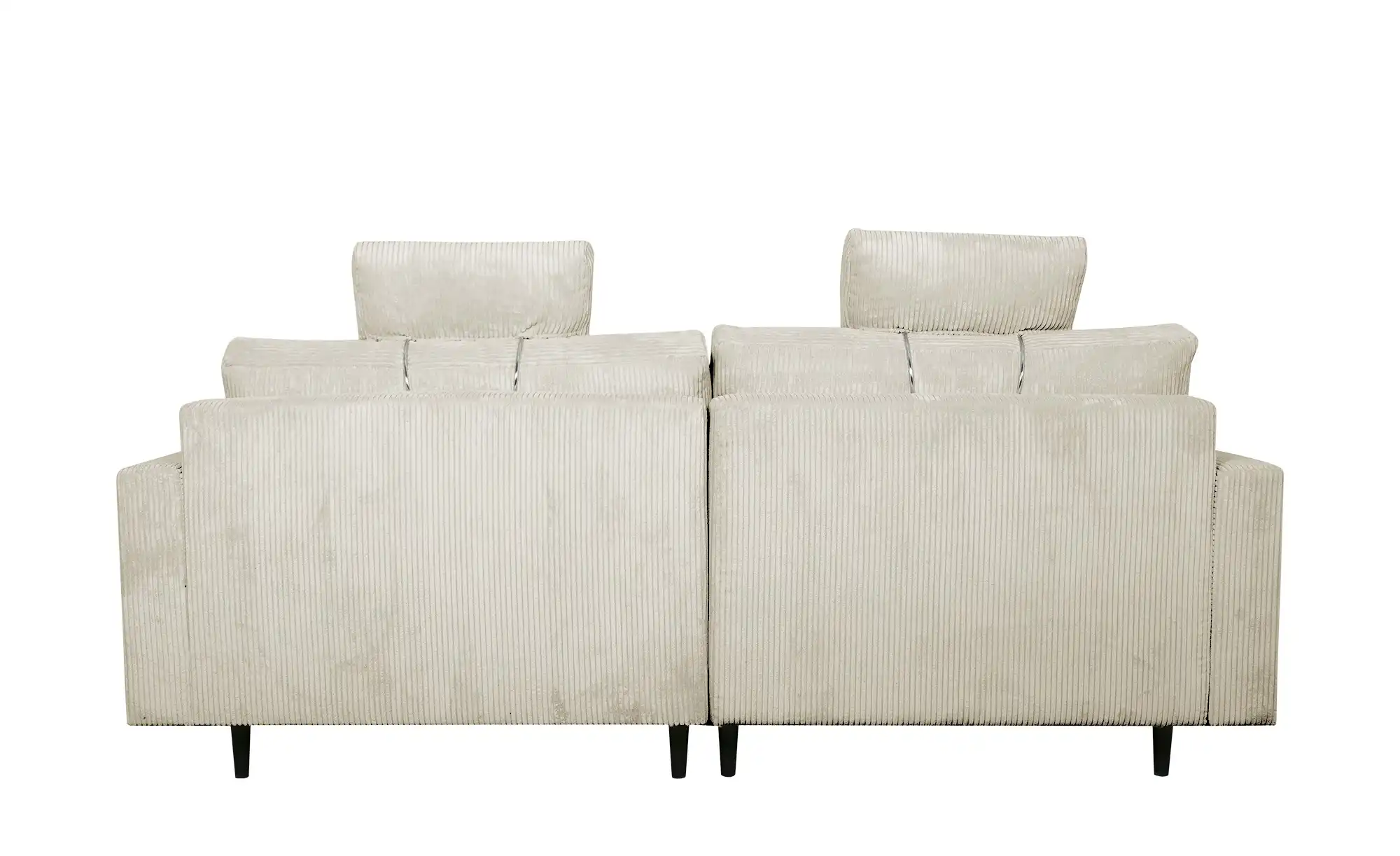 uno Ecksofa trendiger Cordstoff Livorno