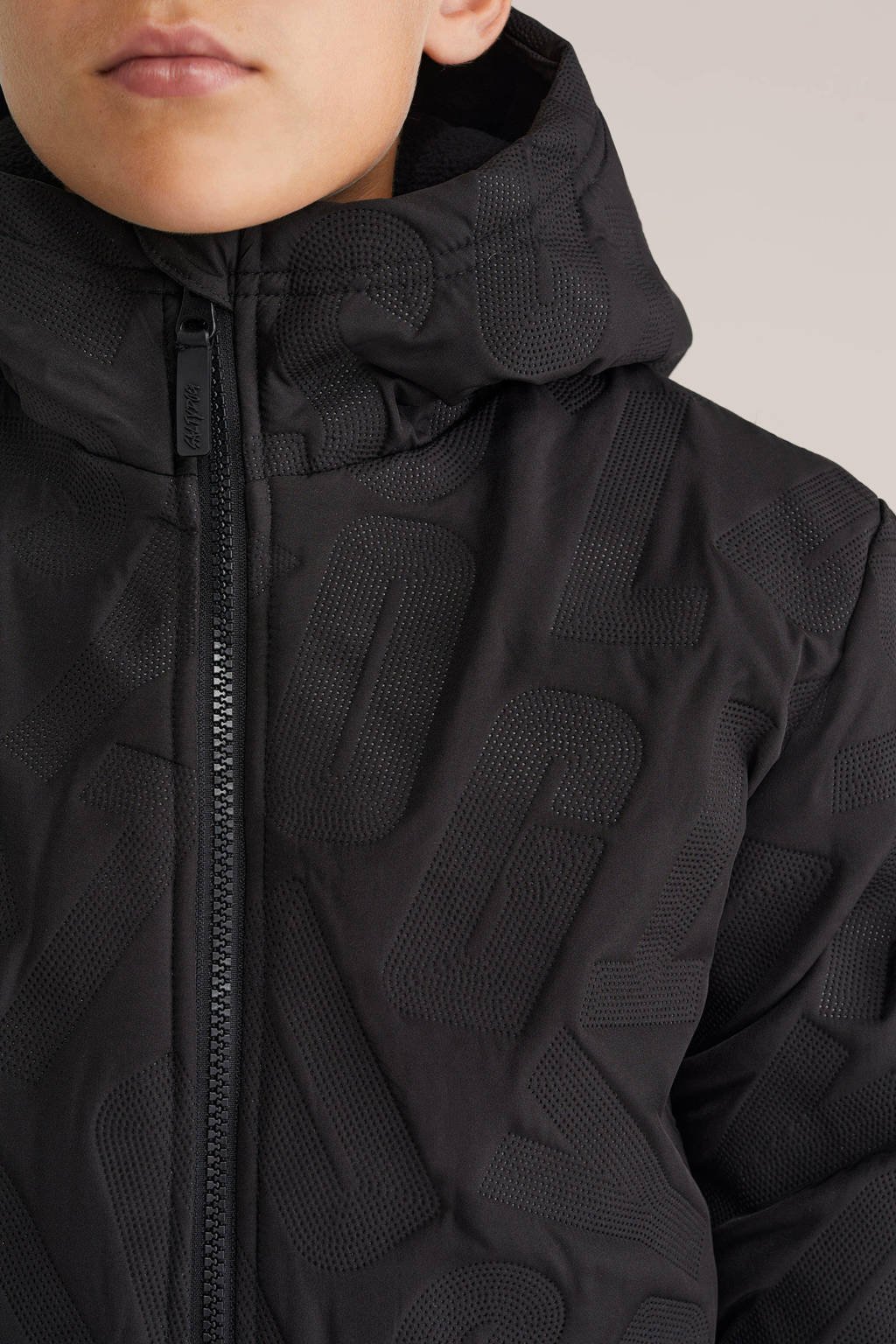 WE Fashion winterjas zwart