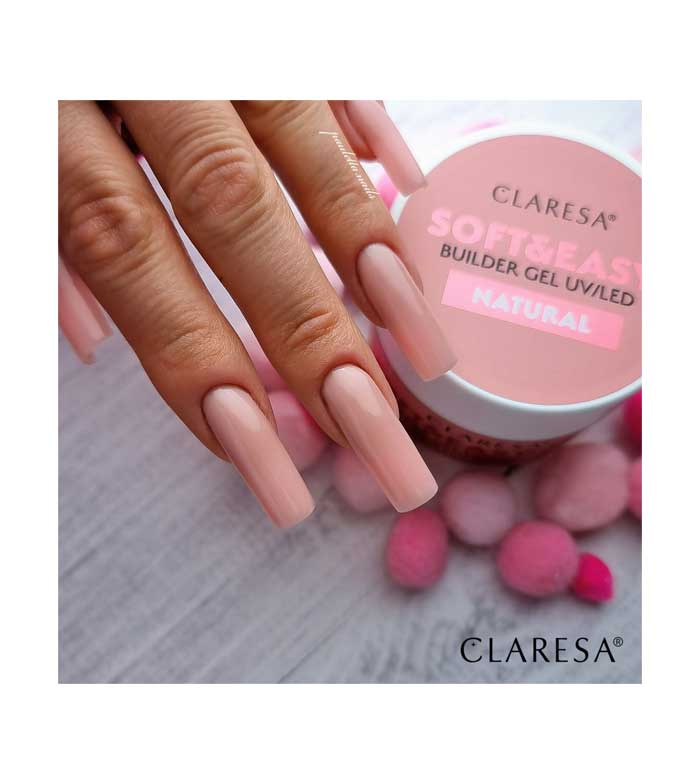 Claresa - Gel construtor Soft & Easy - Natural - 90 g