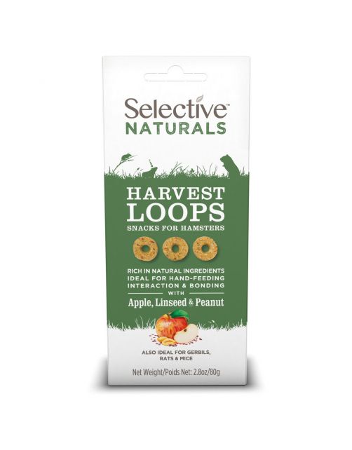 Supreme Selective Naturals Harvest Loops - Knaagdiersnack - 80 g