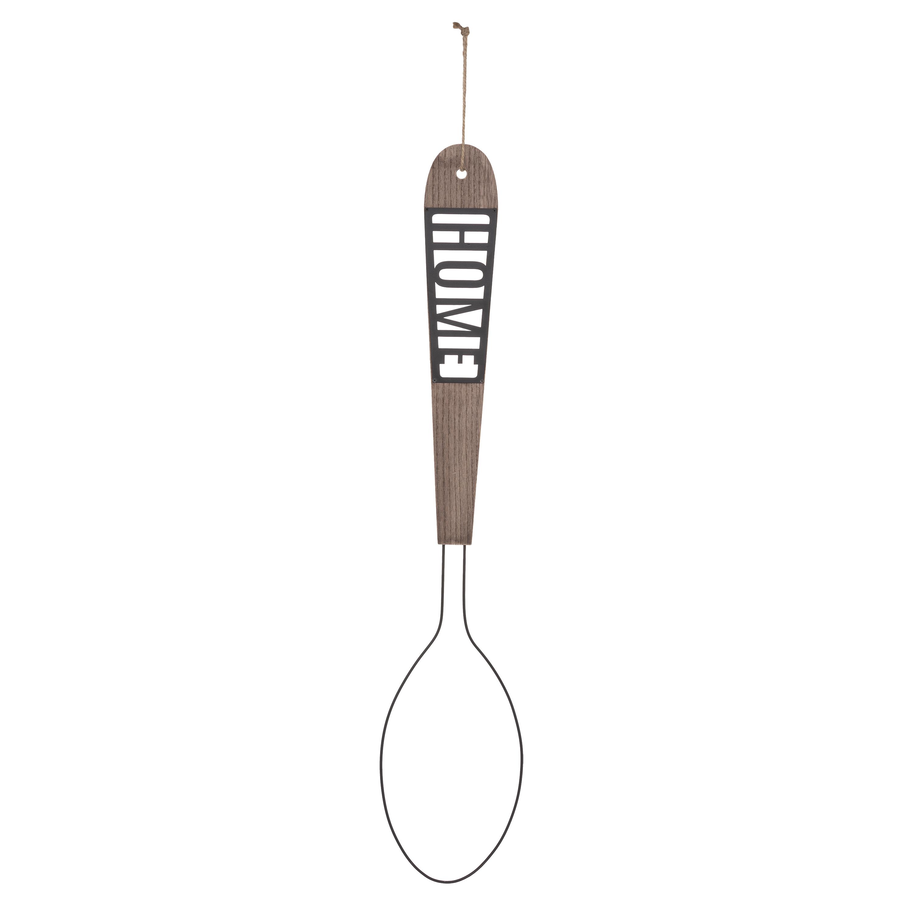DECO MURALE METAL CUILLERE H.77CM