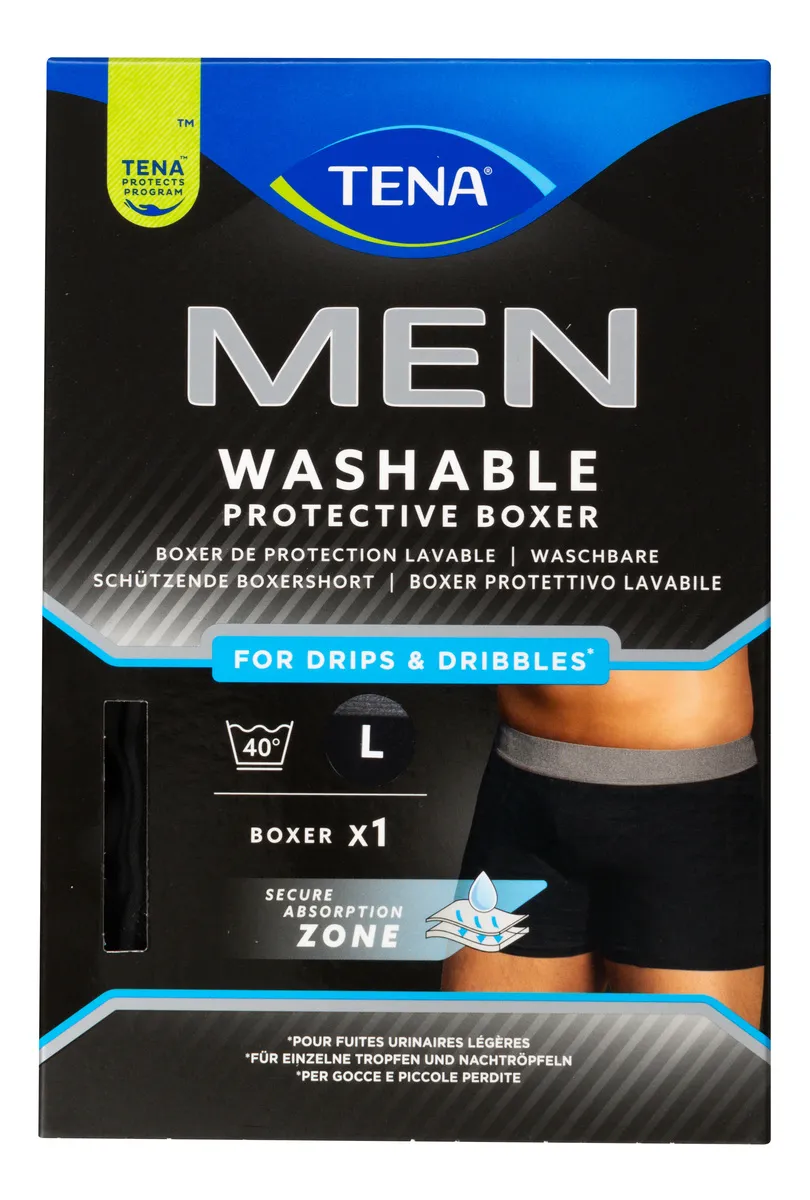 TENA Men Washable Protective Boxers Str. L - 1 stk.
