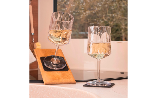 Silwy Wein Magnet-Kunststoffgläser 6 Stück 200 ml