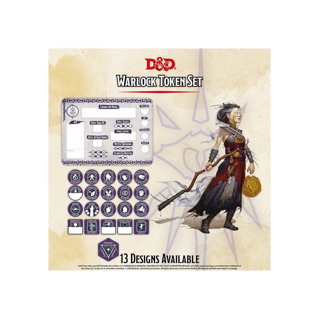 D&D - Warlock Token Set