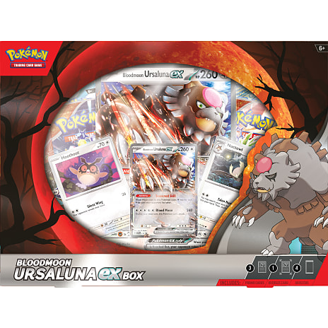 Pokemon box ex Bloodmoon Ursaluna 4-pak