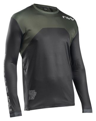 Maillot Manches Longues Northwave Sharp Noir/Vert