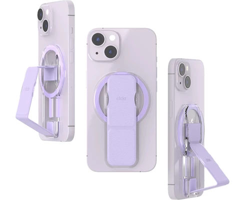 CLCKR CLCKR Clear Compact Magsafe Stand Lilac