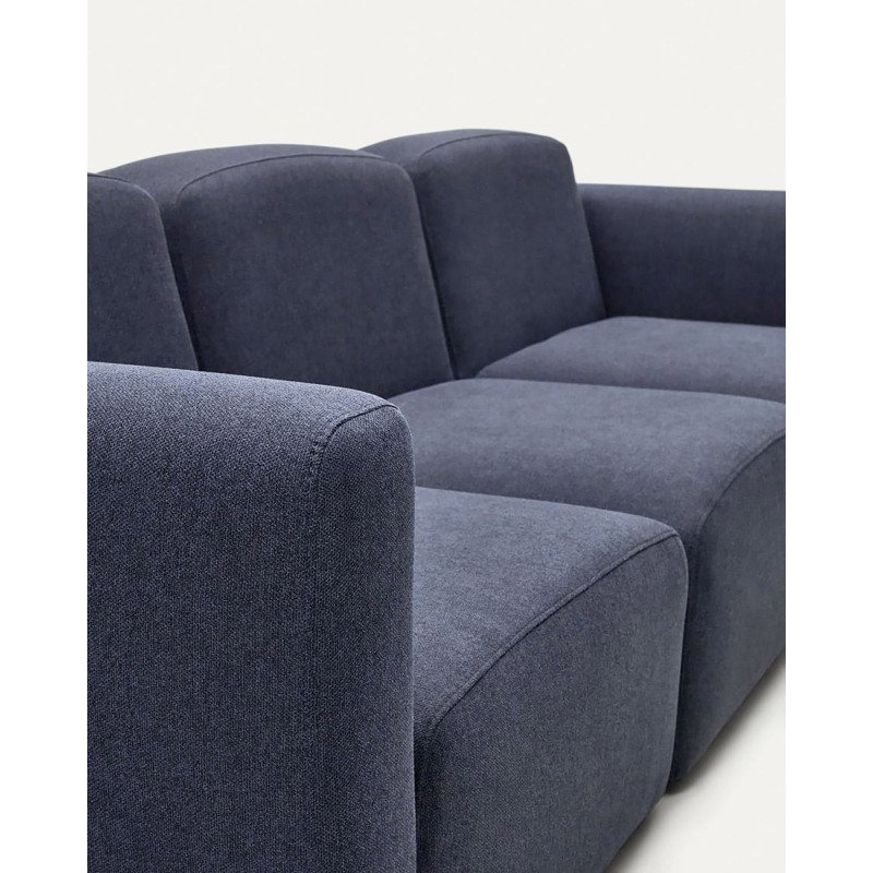 Canapé modulable Neom 3 places bleu 263 cm