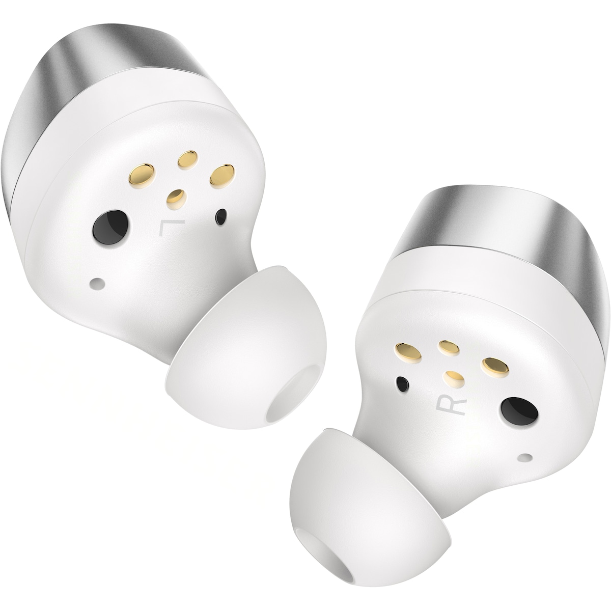 Sennheiser Momentum 4 helt trådløse in-ear hodetelefoner (hvit sølv)