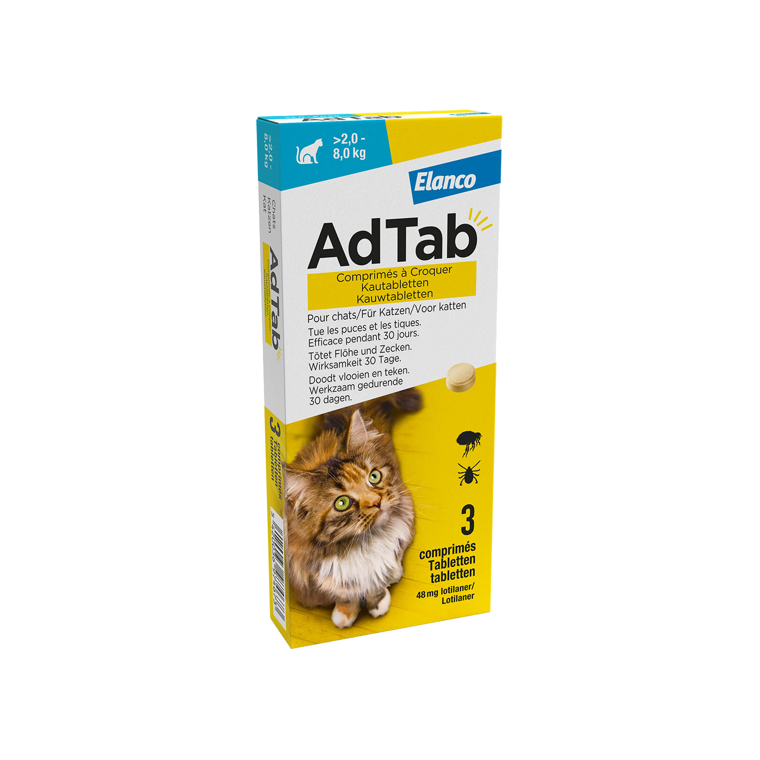 AdTab Kauwtabletten Kat
