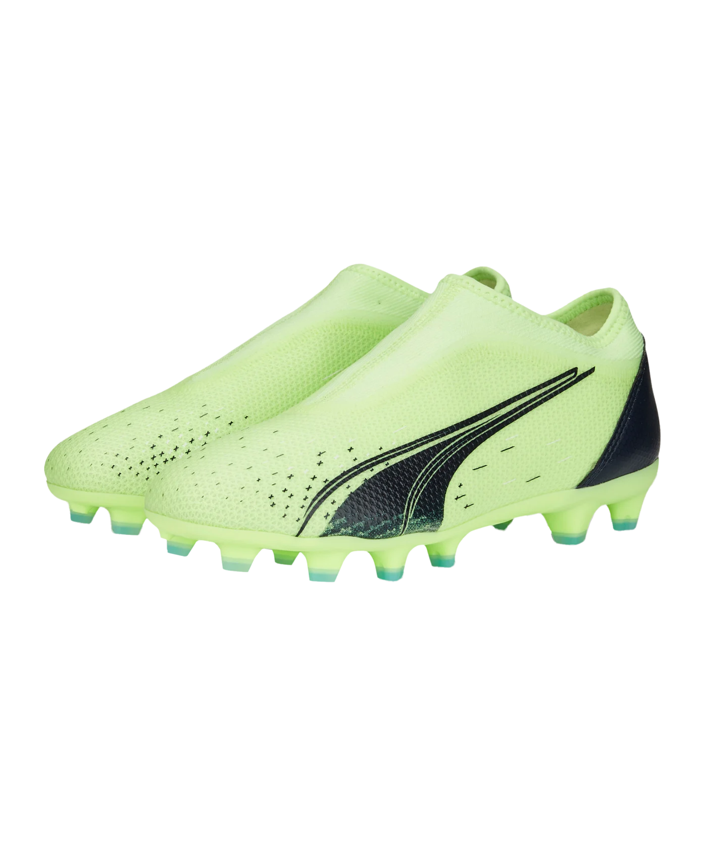 PUMA ULTRA Fastest Match LL FG/AG Jr Kids Grün F01