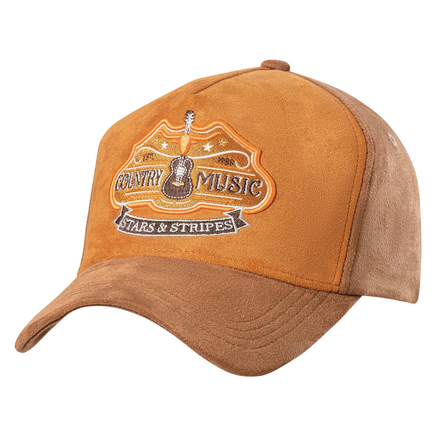 STARS & STRIPES Trucker Cap Country Music - brown