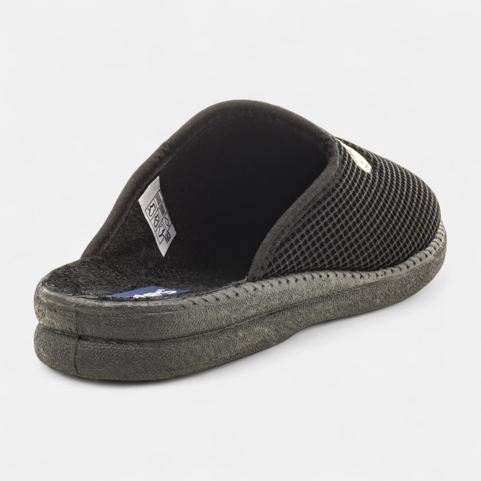 Pantoufles mules Homme noir