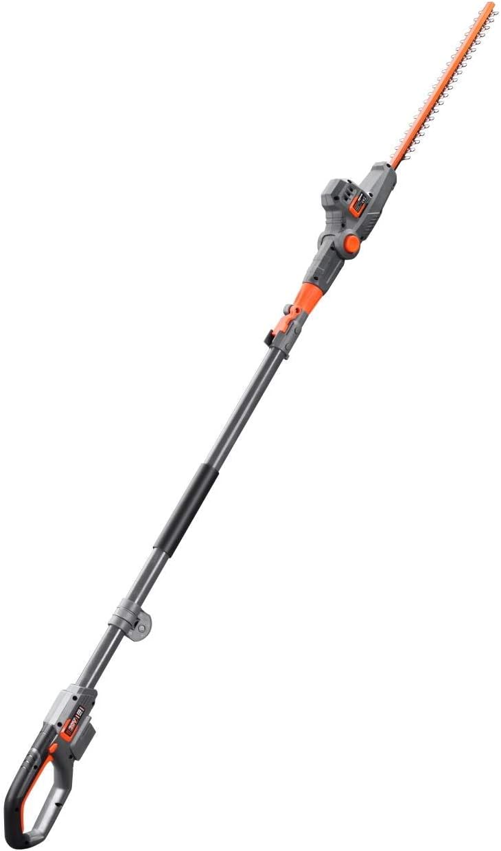 FUXTEC Akku Hochheckenschere 20V FX-E1HH20-SET Elektro Teleskop Heckenschere zum Schneiden von Hecken und Sträuchern – inklusive Akku und Ladegerät