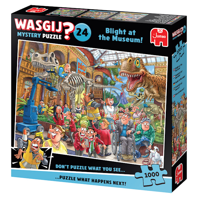 Wasgij Mystery 24 Blight At The Museum! Puslespill 1000 brikker