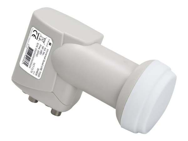 Triax Universal TQDD - Lavstøysblokkomformer - firedobbel LNB