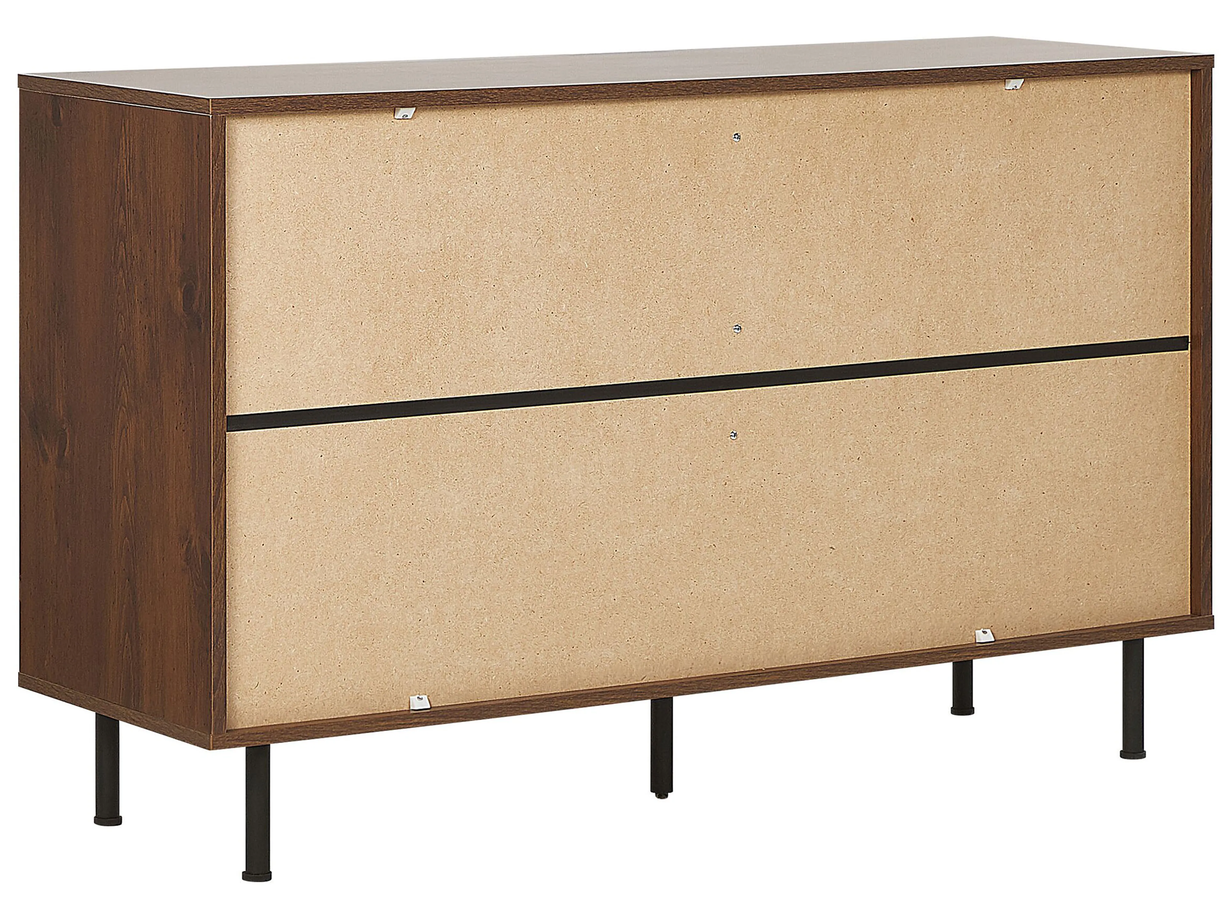 Dressoir PALMER Donkerbruin/grijs