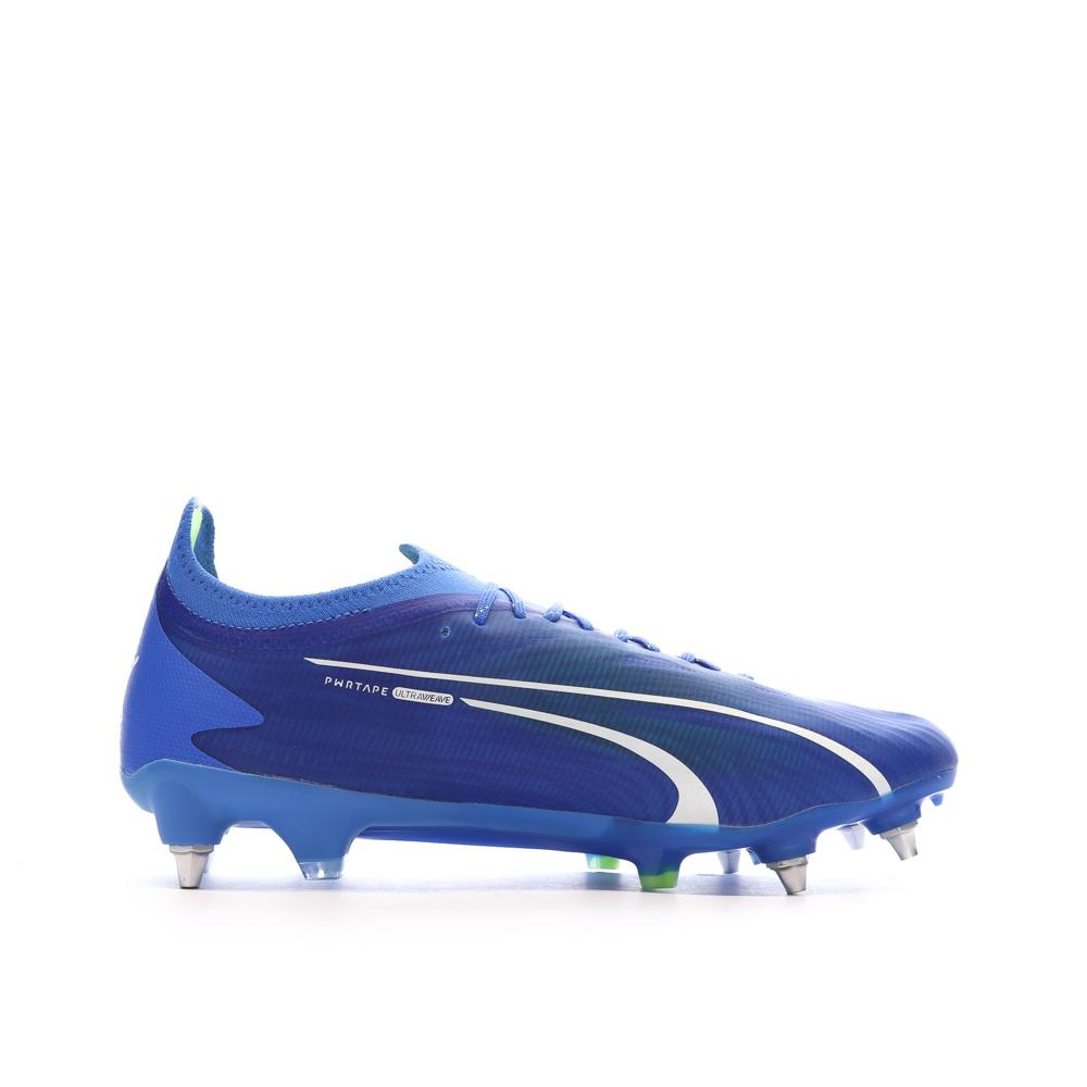 Puma Chaussures de Foot Bleues Homme Puma Ultra Ultimate MxSG